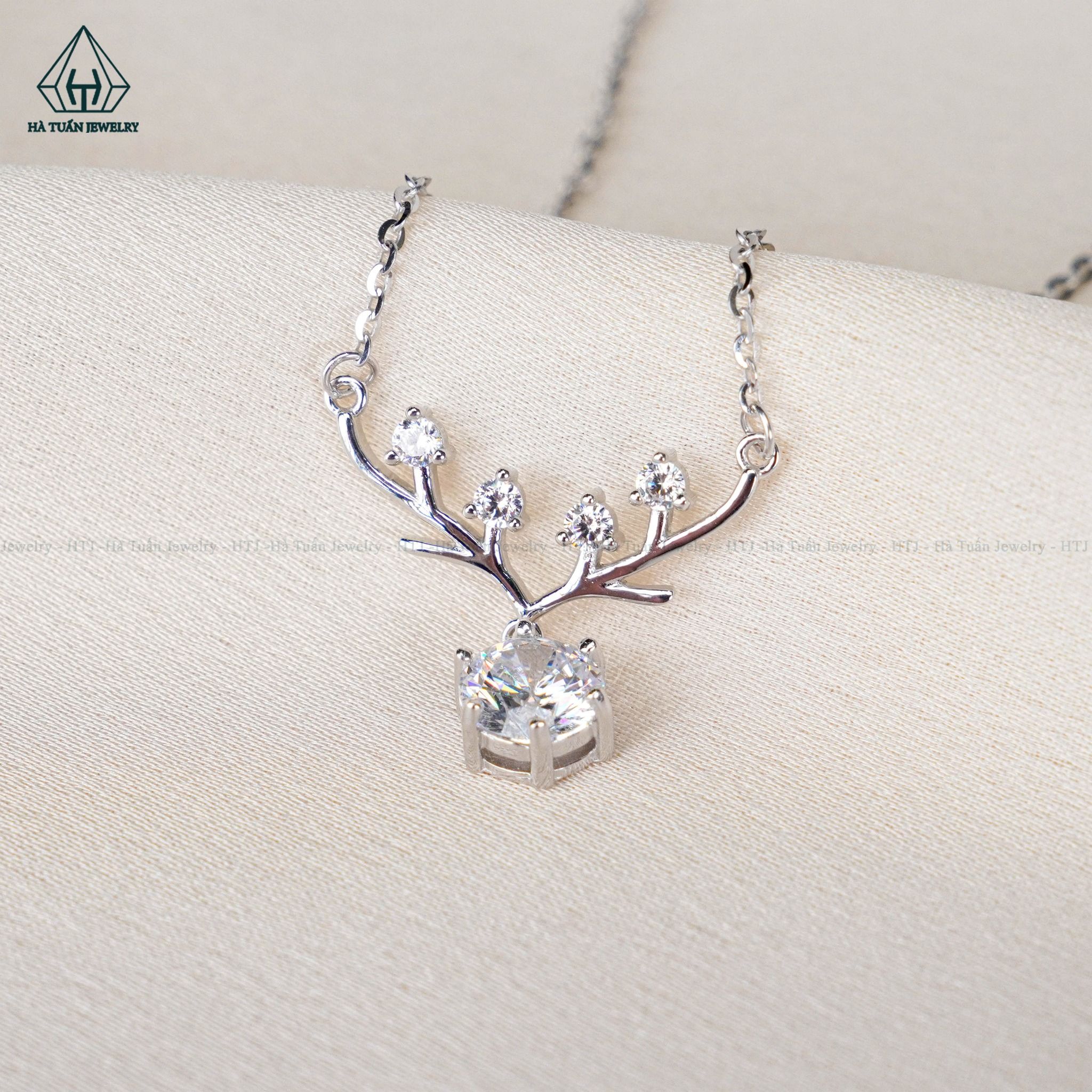  N554 Dây mặt liền sừng đá treo 