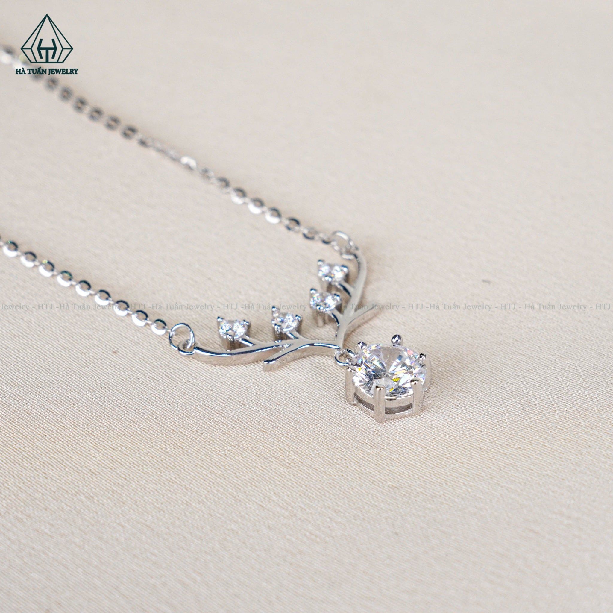  N554 Dây mặt liền sừng đá treo 