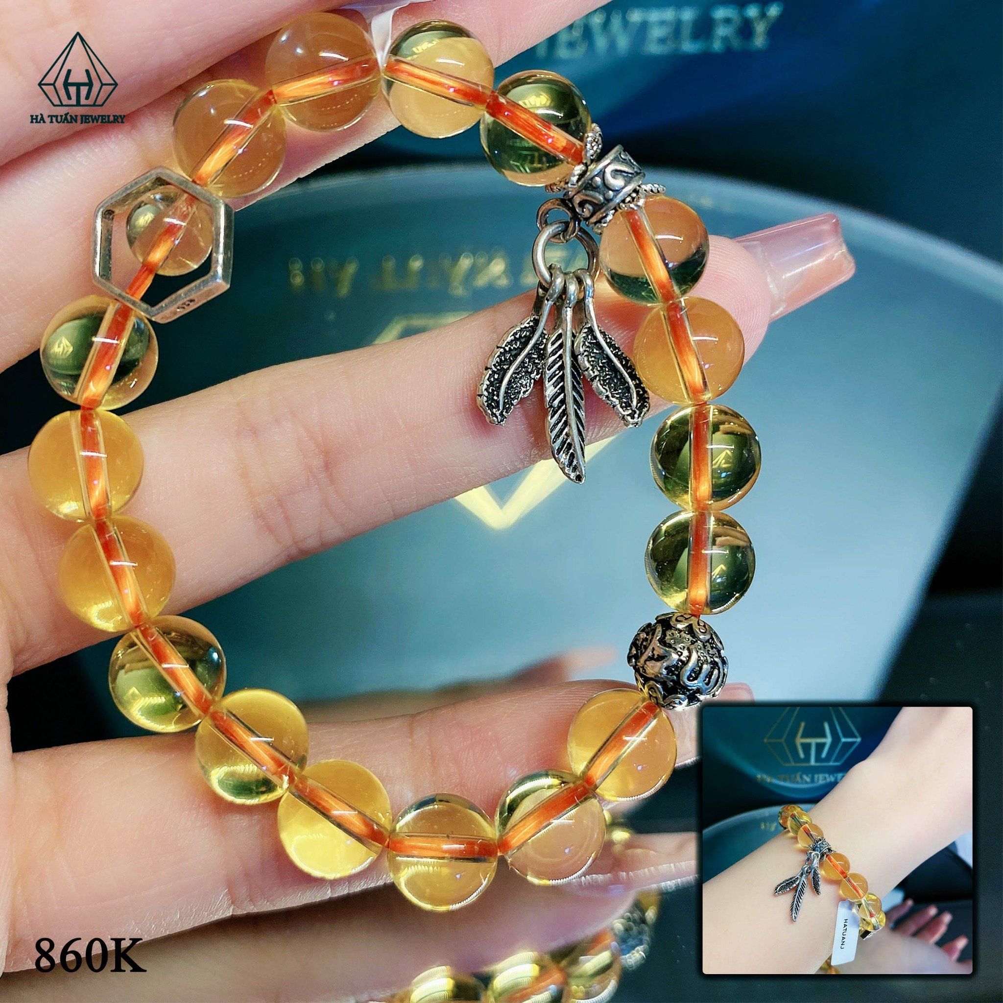  SC036 VÒNG ĐÁ T.A VÀNG PHỐI  CHARM VŨ 