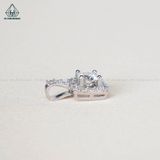  PX082 5.4mm Mặt halo vuông 