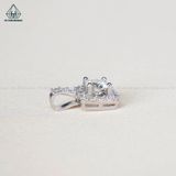  PX082 6mm Mặt halo vuông 