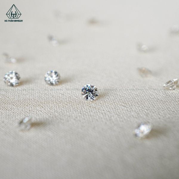 Moissanite tấm tròn MWR 