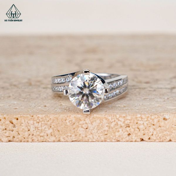  RX440 9mm Nhẫn nữ chấu cao 