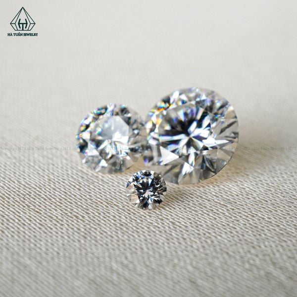  Moissanite tấm tròn MWR 