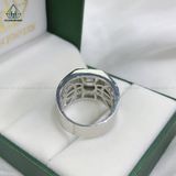  RMX151 8mm Nhẫn nam phối baguette 