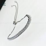  BGX107 lắc tay rút 1 hàng đá 3mm 