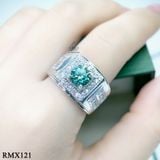  RMX121 7mm Nhẫn nam viền đá 