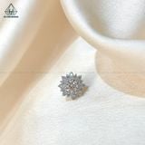  EX316 5mm Bông tai hoa cánh nhọn 