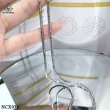  NCX034 2.5mm Dây chuyền mì kim cương 