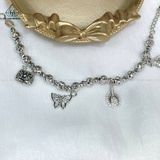  BGX177 Lắc tay charm túi tiền, giỏ, bướm 