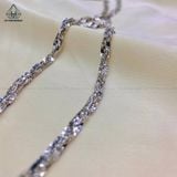  NCX038 4mm Dây chuyền vuông xoắn móc máy 