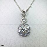  PX071 6.3mm Mặt hoa chín cánh 