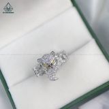  R924 Nhẫn kim tiền mặt hồ ly 