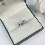  E937 Bông tai vòng đá 