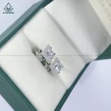  EX223 Bông tai vuông Princess 5*5mm 