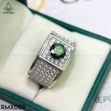  RMX059 7.2mm Nhẫn nam viền đá 