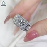  RMX152 8mm Nhẫn nam 4 vành đá 