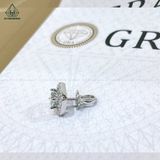  EX298 5.4mm Bông tai vuông tròn 
