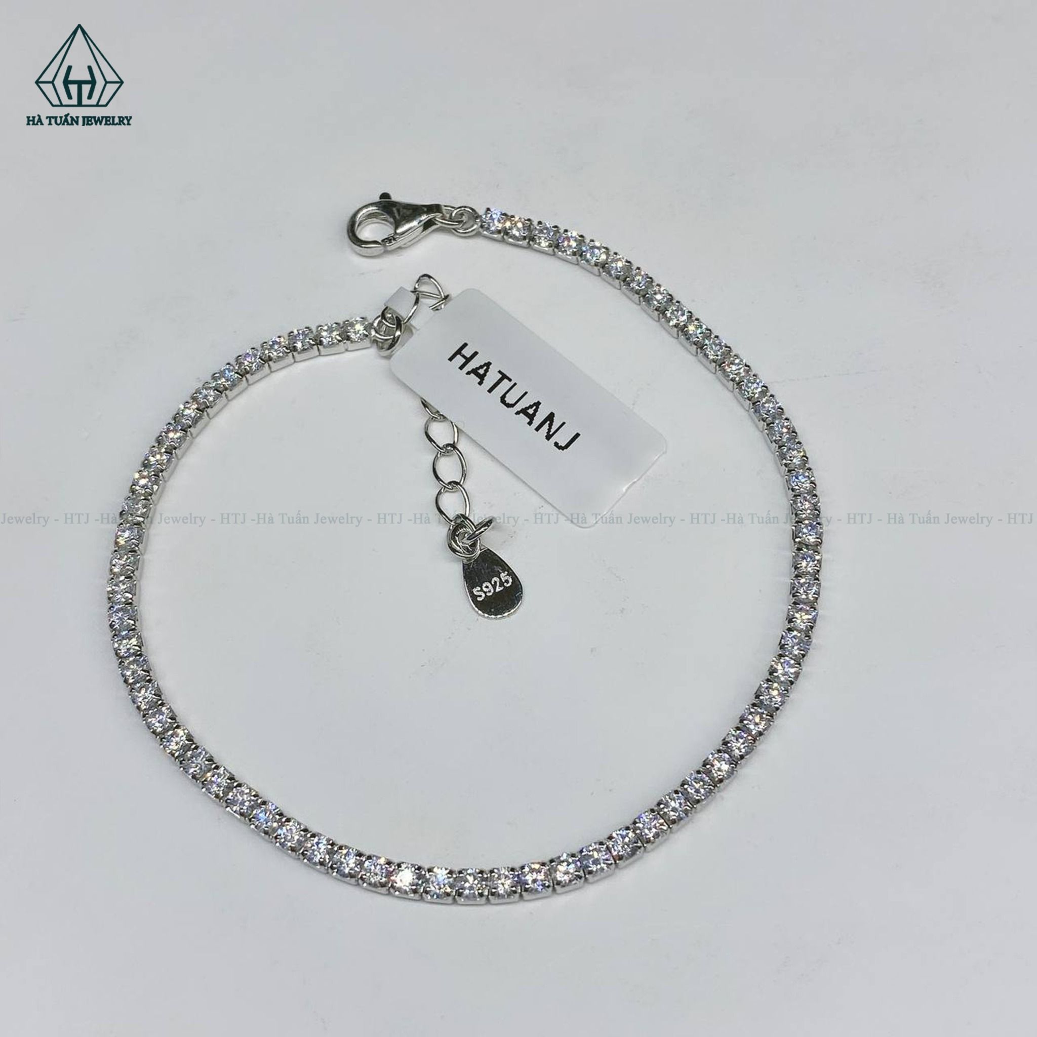  BGX145 2mm Lắc tay full đá CZ 