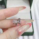  P356 Mặt dây chuyền nơ phối đá 
