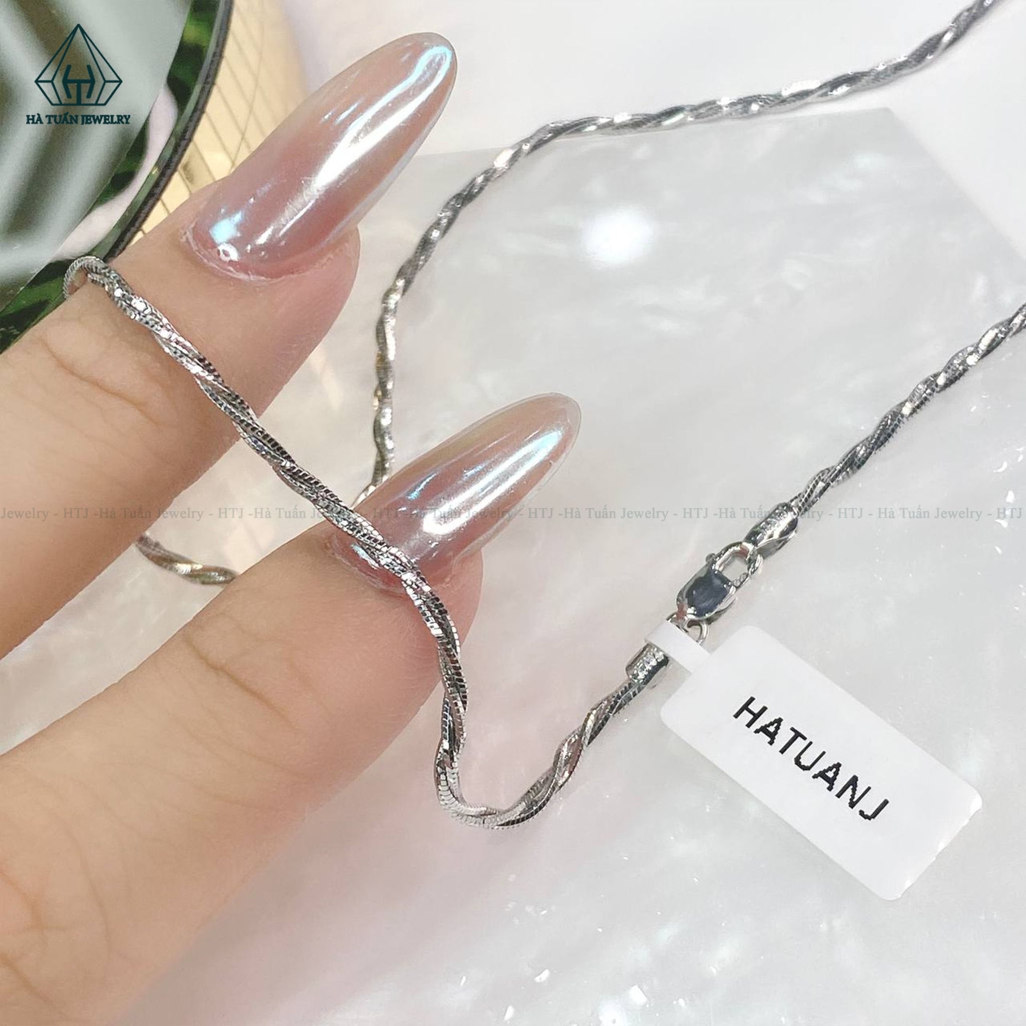  NCX070 Dây chuyền mì bóng 3 xoắn 