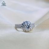  RX417 6mm Nhẫn nữ viền tròn 