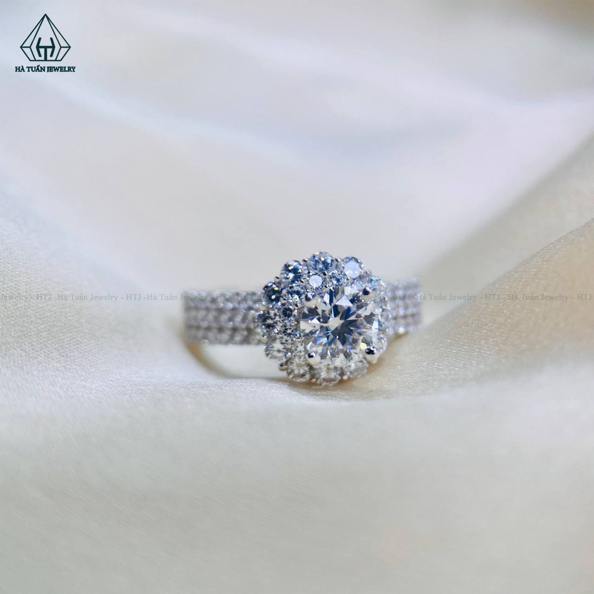  RX417 6mm Nhẫn nữ viền tròn 