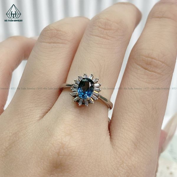  RS015 NHẪN ĐÁ TOPAZ 