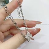  A337 Lắc chân đôi cỏ 4 lá bi 