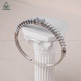  BGX151 Vòng cứng đính đá gai phối mặt đá 