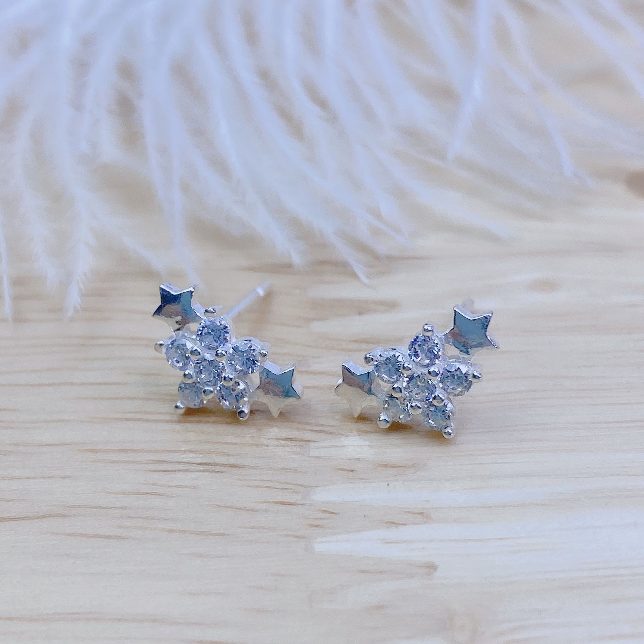  E889 Bông tai hoa sao 