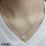  PX082 6mm Mặt halo vuông 