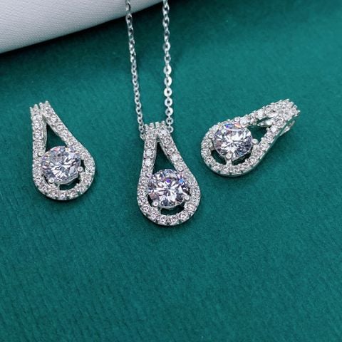 P237 Mặt dây đá giọt nước lớn