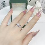  R912 Nhẫn nữ hoa 4 lá 