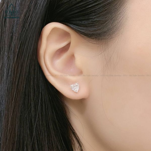  EX084 Bông tai nụ tim 