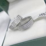  RX191 FULL MOIS 1.5mm Nhẫn 3 hàng đá 