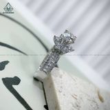  RX275 7mm Nhẫn nữ viền hoa 