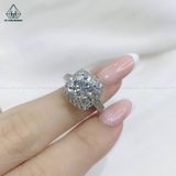  RX356 7.2mm Nhẫn nữ mặt vuông 