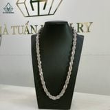  NCX028 8mm Dây chuyền tròn xoắn 