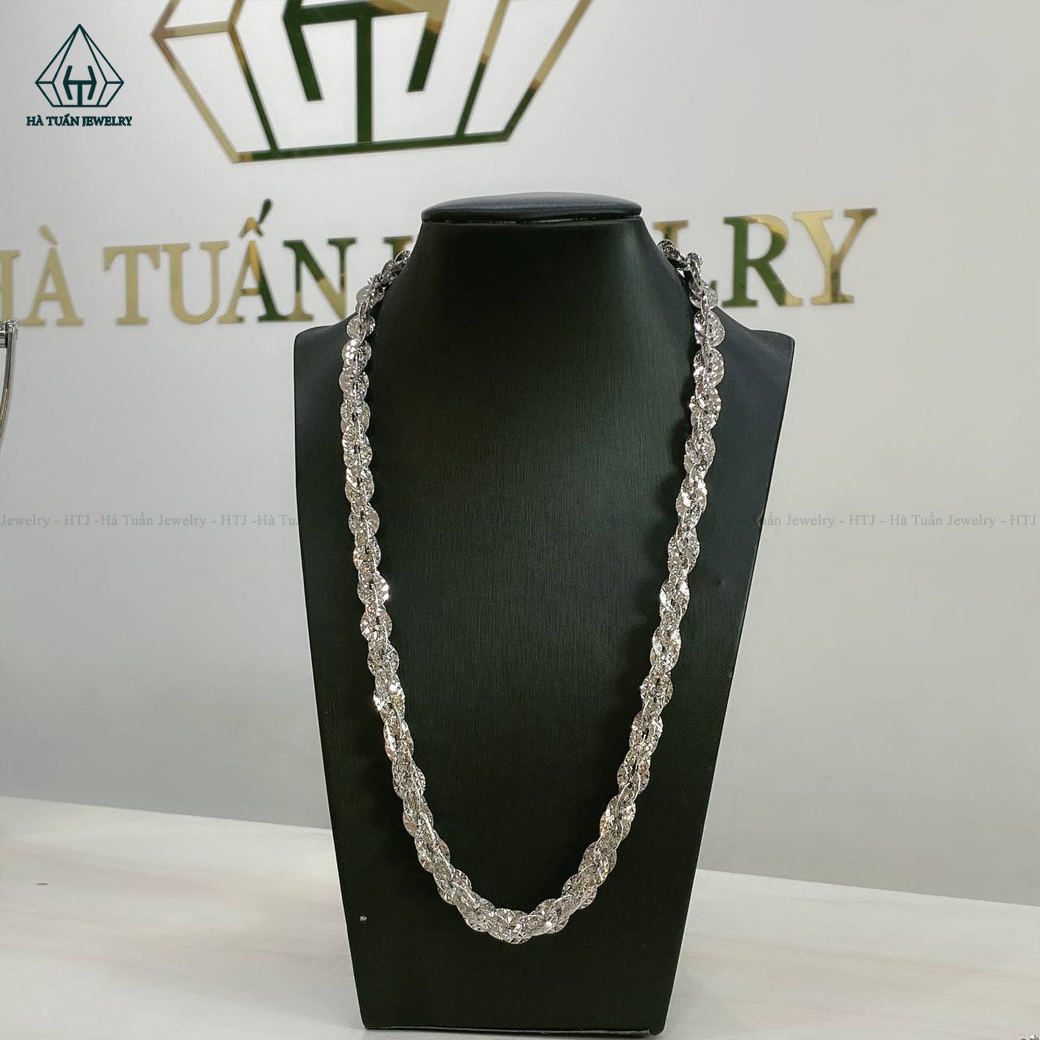  NCX028 8mm Dây chuyền tròn xoắn 