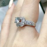  RX365 6mm Nhẫn nữ phối Baguette 