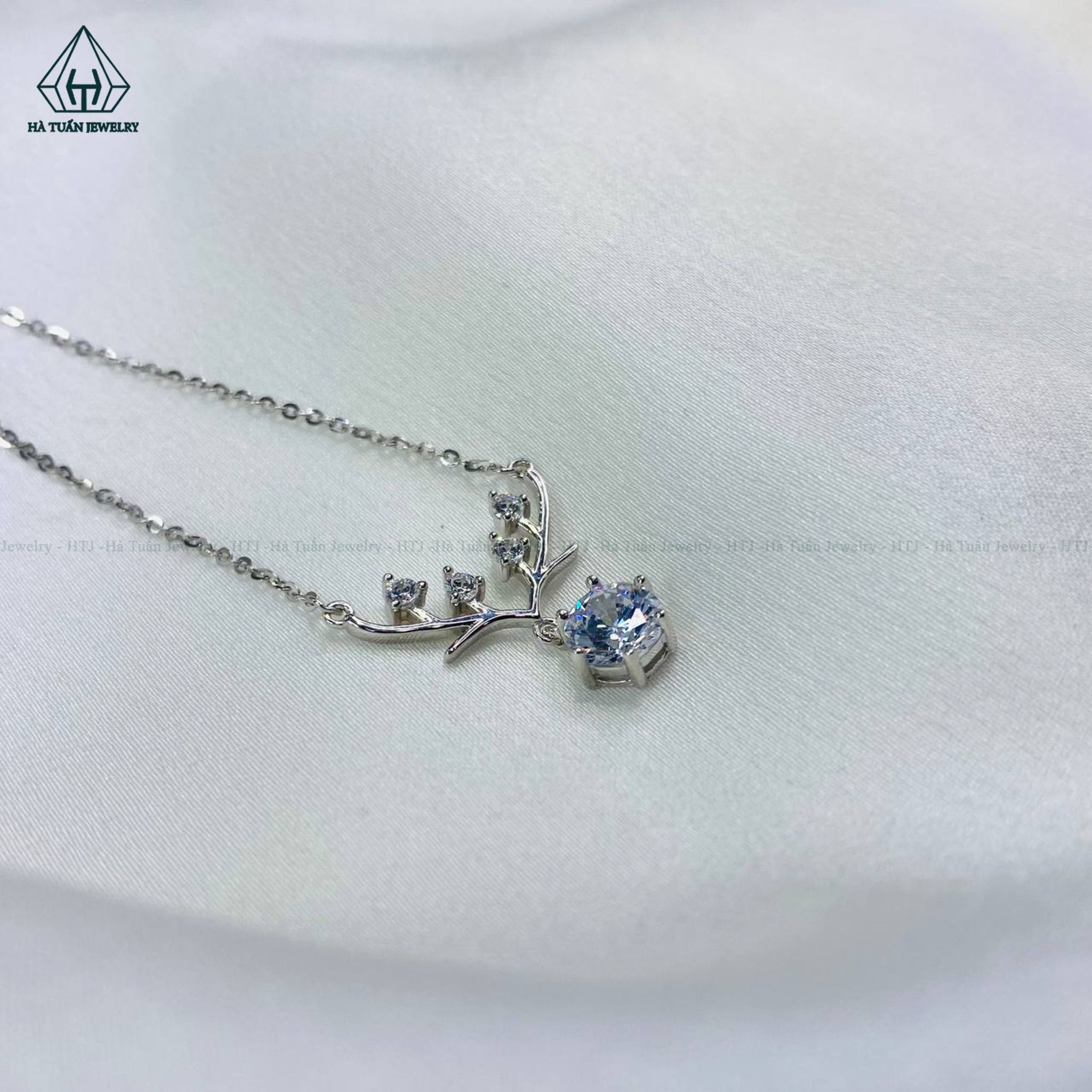  N554 Dây mặt liền sừng đá treo 