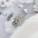  R924 Nhẫn kim tiền mặt hồ ly 