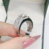  RMX152 8mm Nhẫn nam 4 vành đá 