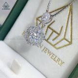  PX125 6mm Mặt dây chuyền lục giác đá 