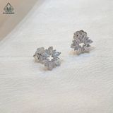  E010 Bông tai bông tuyết 