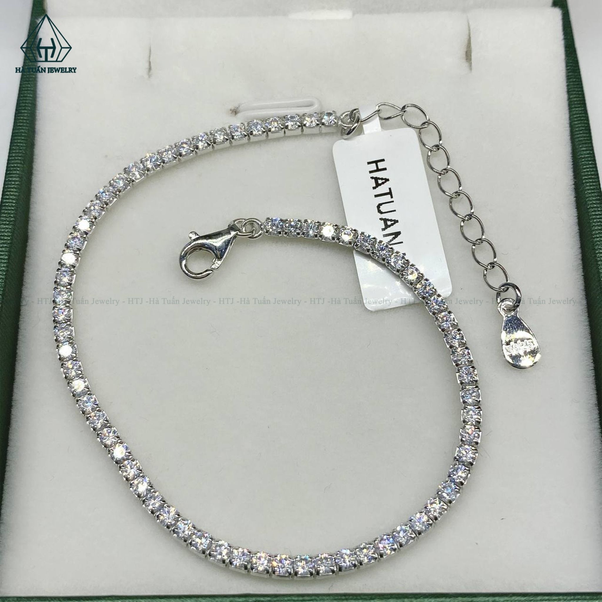  BGX145 2mm Lắc tay full đá CZ 