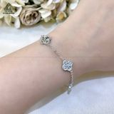  B868 Lắc tay cỏ 4 lá 