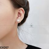  EX057 6mm Bông tai hoa cánh nhọn 