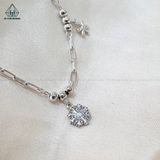  A412 Lắc chân hoa tuyết 